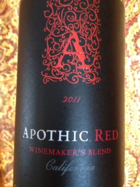 Apothic Red Blend, 2011, California, USA.