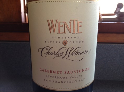 Wente Vineyards Charles Whitmore 2010 Heritage Block Cabernet Sauvignon, Livermore Valley, CA, USA.