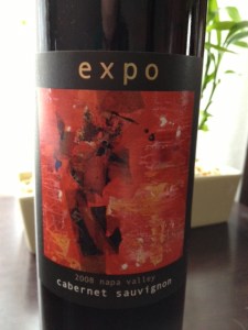 2008 Expo Cabernet Sauvignon, Napa Valley, California, USA. Featuring the artwork of Carol Schinkel of Fort Collins, CO.