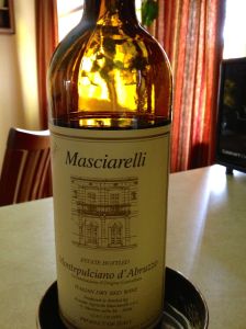 2010 Masciarelli Montepulciano de'Abruzzo, Italy.