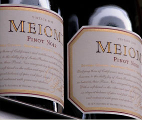 Meiomi 2011 Pinot Noir, Rutherford, California, USA.