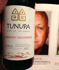 2012 Tunupa Dios Los Andes, Cabernet Sauvignon, Chile