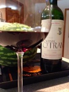 Chateau Citran Haut-Medoc Cru Bourgeois 2000, Bordeaux, France.
