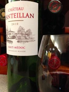 2010 Chateau Hanteillan, Haut Medoc, Bordeaux, France.