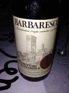 Barbaresco Produttori 2007, Piedmont, Italy.