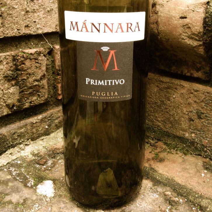 2011 Mannara Primitivo, Puglia, Italy.