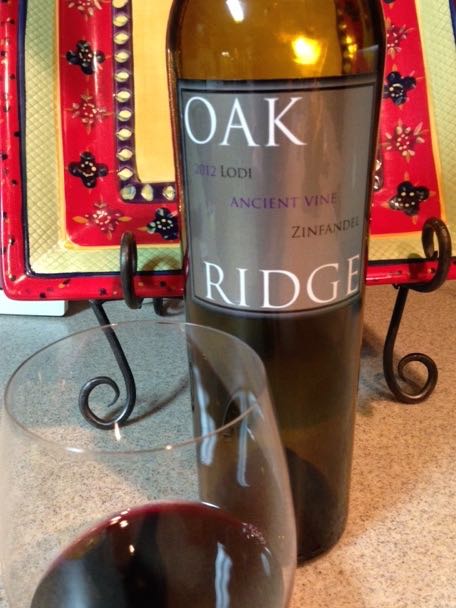 2012 Oak Ridge Ancient Vines Zinfandel, Lodi, USA.