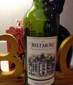 2012 Biltmore Sangiovese North Carolina USA