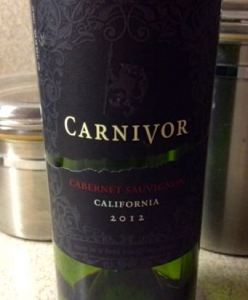 2012 Carnivor Cabernet Sauvignon California USA