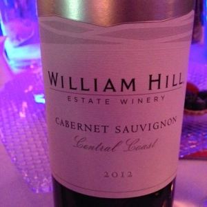 2012 William Hill Estate Winery, Cabernet Sauvignon, Central Coast, California, USA.