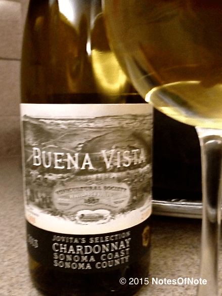 2013 Jovita's Selection Chardonnay Buena Vista Sonoma County California USA