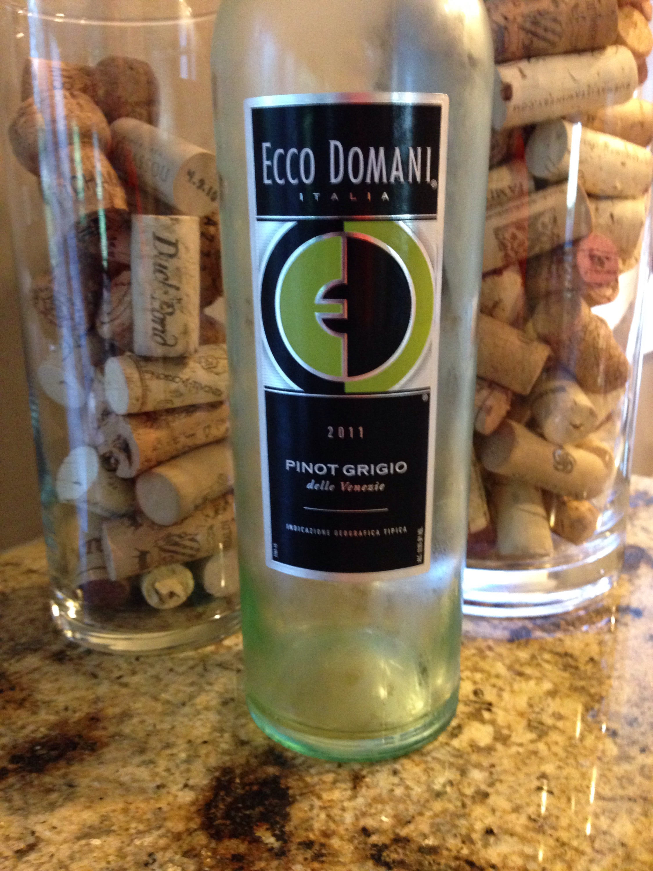 2011 Ecco Domani Pinot Grigio, Delle Venezie, Italy.