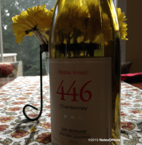 2013 Nobel Vines 446 Chardonney, Monterey, California, USA.