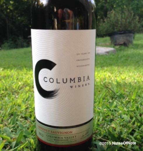 2013 Cabernet Sauvignon, Columbia Winery, Woodinville, Washington, USA.
