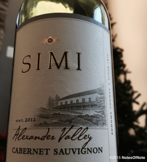 2012 Simi Winery Cabernet Sauvignon, Alexander Valley