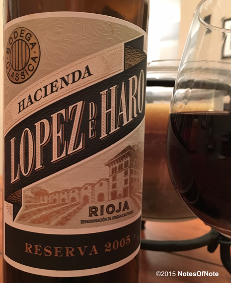 2005 Bodega Classica Hacienda Lopez de Haro Reserva