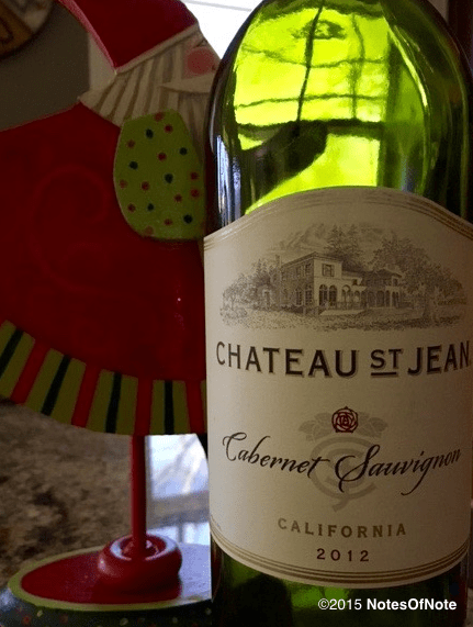 2012 Cabernet Sauvignon, Chateau St. Jean, California, USA.