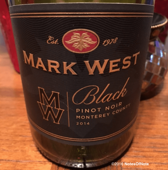 2014 Mark West Pinot Noir Black, Monterey County, California, USA.