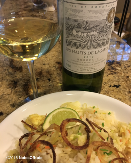 2013 Les Hauts De Lagarde Bordeaux White