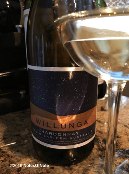 2013 Willunga Chardonnay, South Eastern Australia.