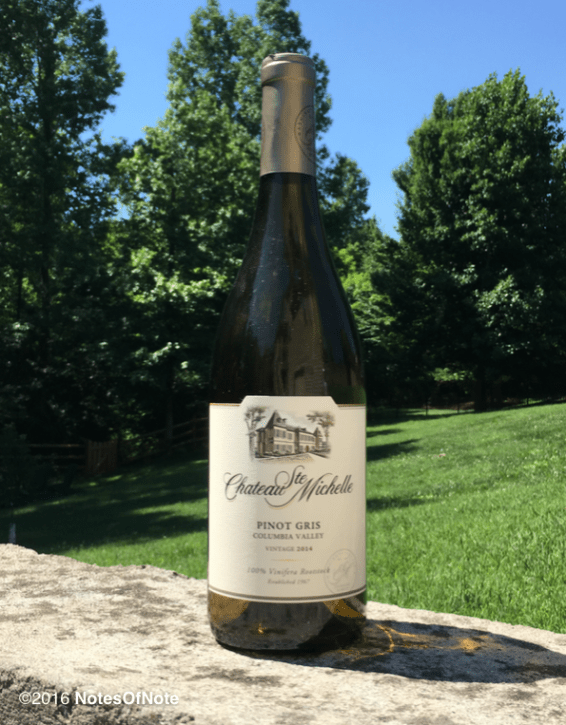 2014 Pinot Gris, Chateau Ste. Michelle, Columbia Valley, Washington, USA.
