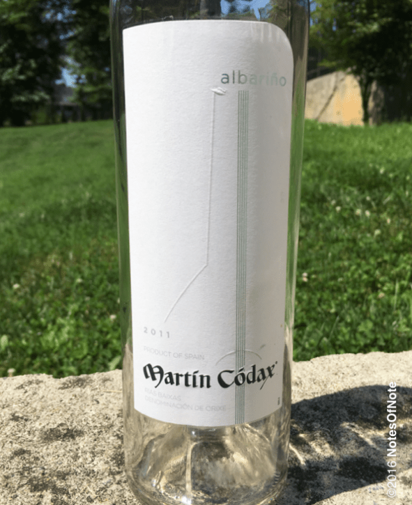 2011 Albarino Martin Codax, Rias Baixas Denominacion de Orixe, Spain.