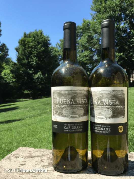 2013 The Count’s Selection Carignane, Buena Vista Winery, Santa Rosa, California, USA.