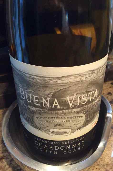 2013 Elenora's Selection Chardonnay, Buena Vista Winery, Sonoma, California, USA.