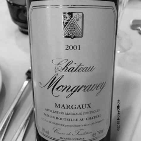 2001 Bordeaux, Chateau Mongravey, Margaux, France