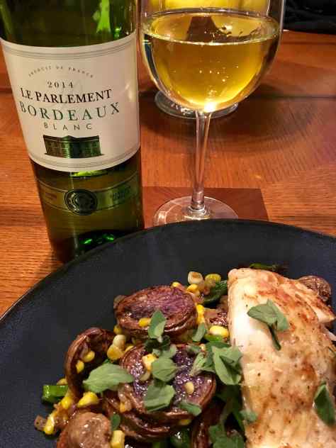 2014 Le Parlement Bordeaux Blanc, Bordeaux, France.