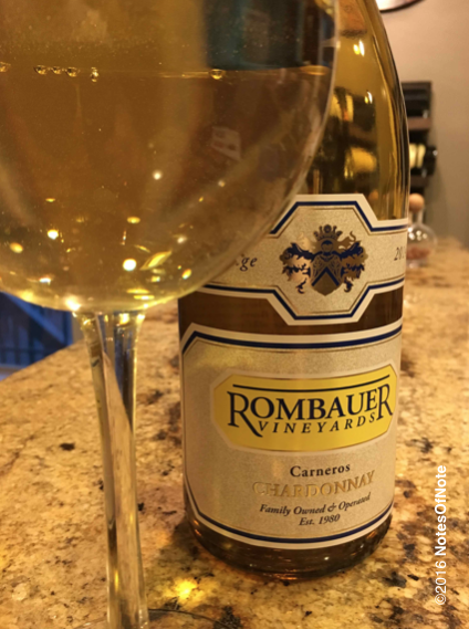 2013 Chardonnay, Rombauer Vineyards, Carneros, California, USA.
