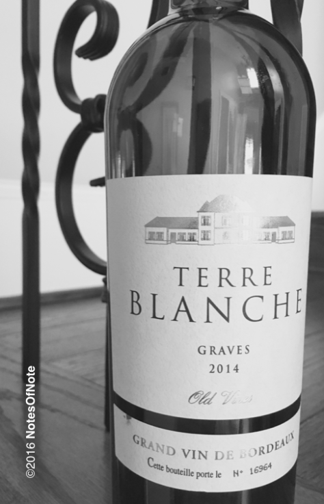 2014 Terre Blanche Grand Vin de Bordeaux, Graves, Bordeaux, France.
