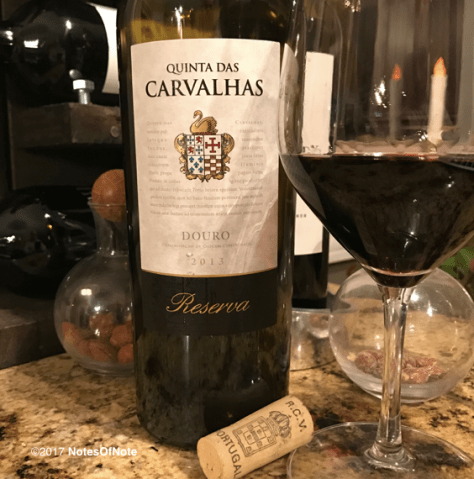 2013 Quinta das Carvalhas Reserva Duoro, Vila Nova de Gala, Portugal.