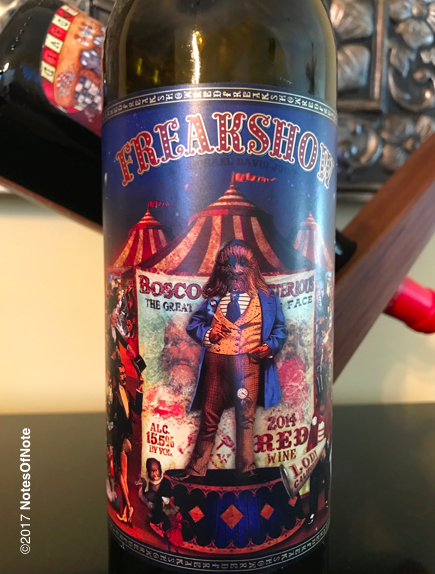 2014 Freakshow, Michael David Winery, California, USA.