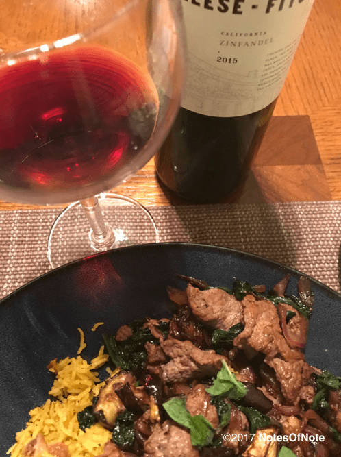 2015 Zinfandel, Leese-Fitch, California, USA.