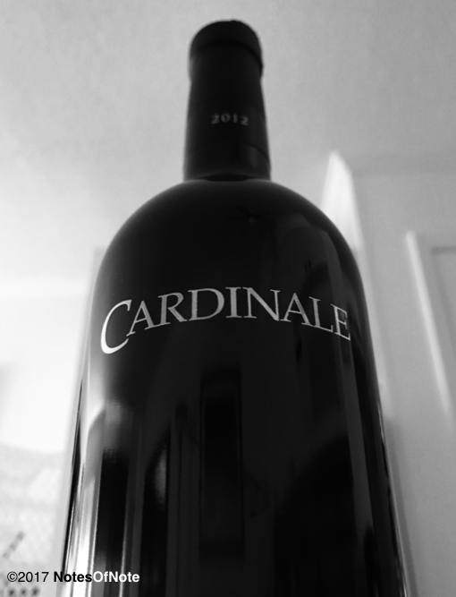 2012 Cabernet Sauvignon, Cardinale, Napa Valley, California, USA.
