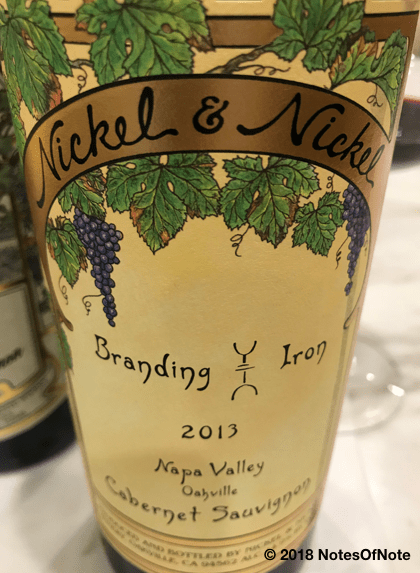 2013 Nickel & Nickel - Branding Iron Vineyard, Cabernet Sauvignon, Napa Valley, California, USA