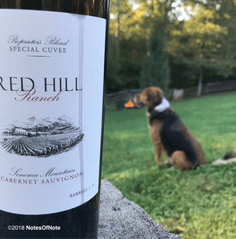 2016 Red Hill Ranch Cabernet, Laurel Glen Vineyard, Sonoma Mountain, California, USA.