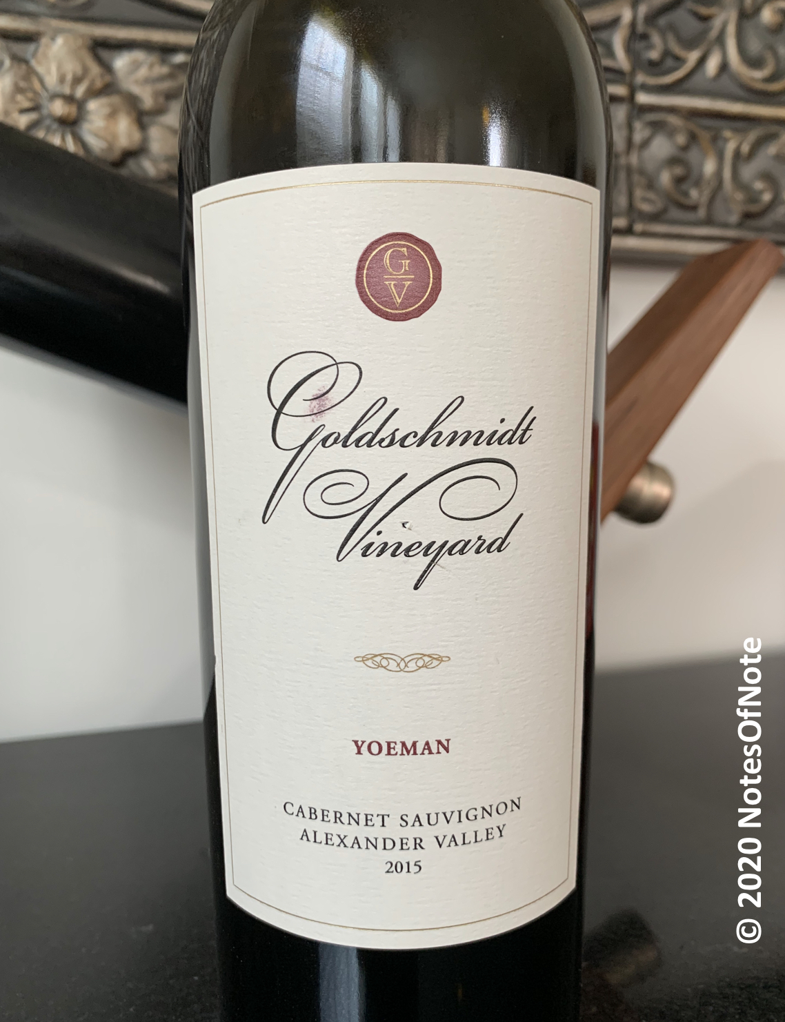 2015 Cabernet Sauvignon - Yeoman Vineyard, Goldschmidt Vineyards