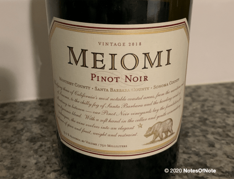 2018 Meiomi Pinot Noir