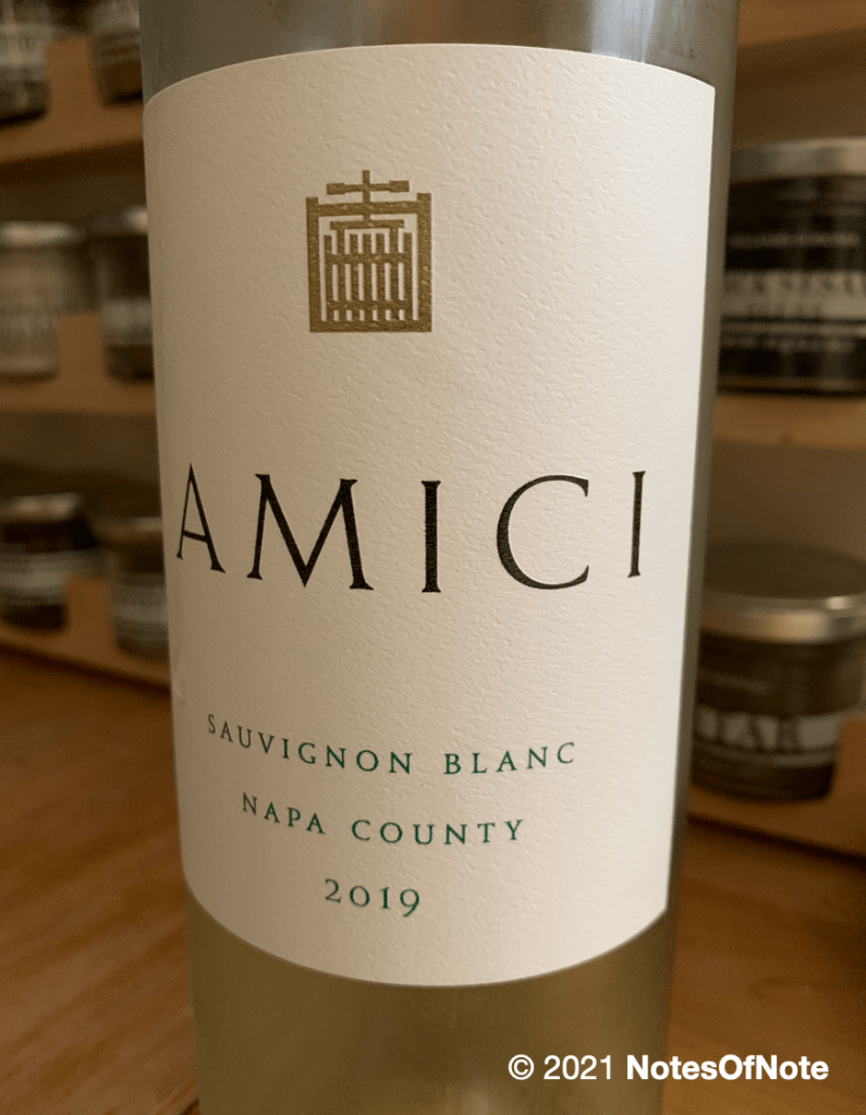2019 Sauvignon Blanc, Amici, Napa Valley, California, USA.
