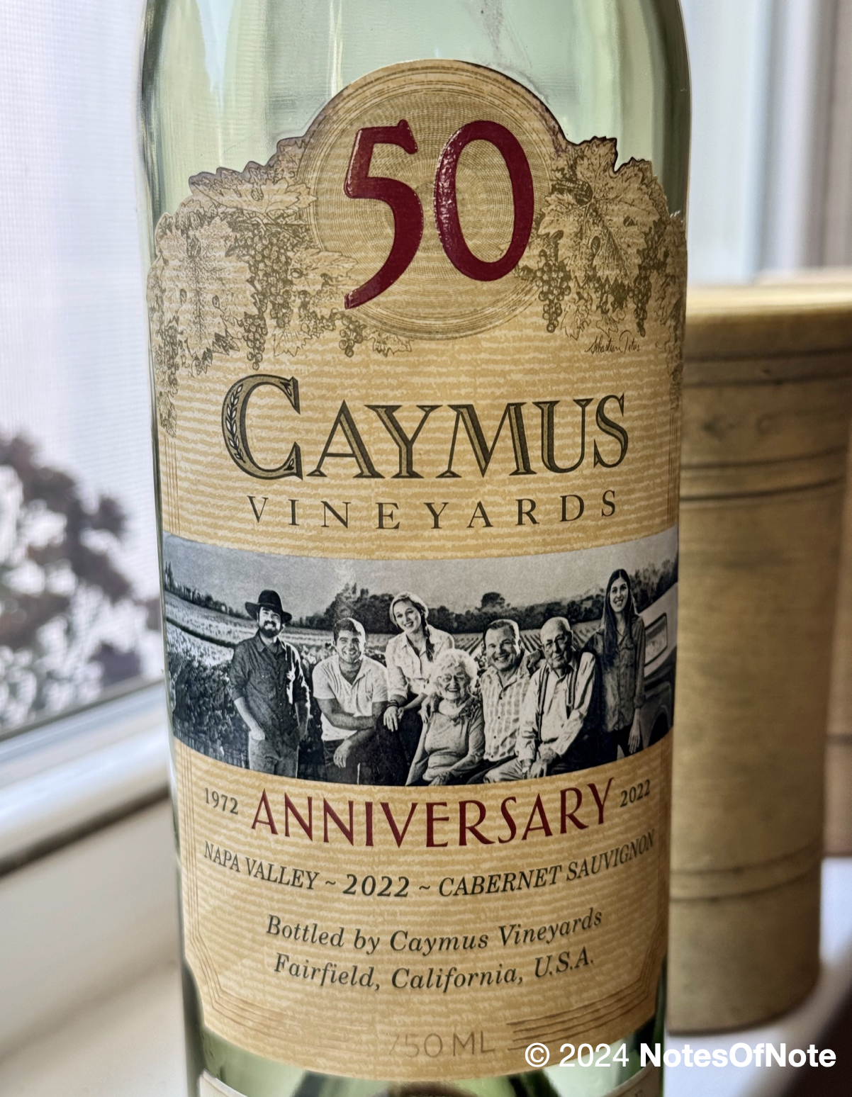 2022 Caymus Napa Valley Cabernet Sauvignon 50th Anniversary